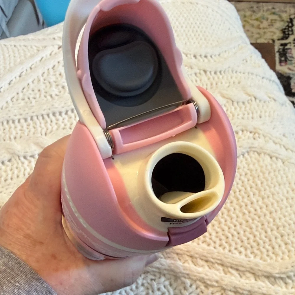 Owala Pink Floral 24 oz Insulated Water Bottle with Built-In Straw - Picture 6 of 9